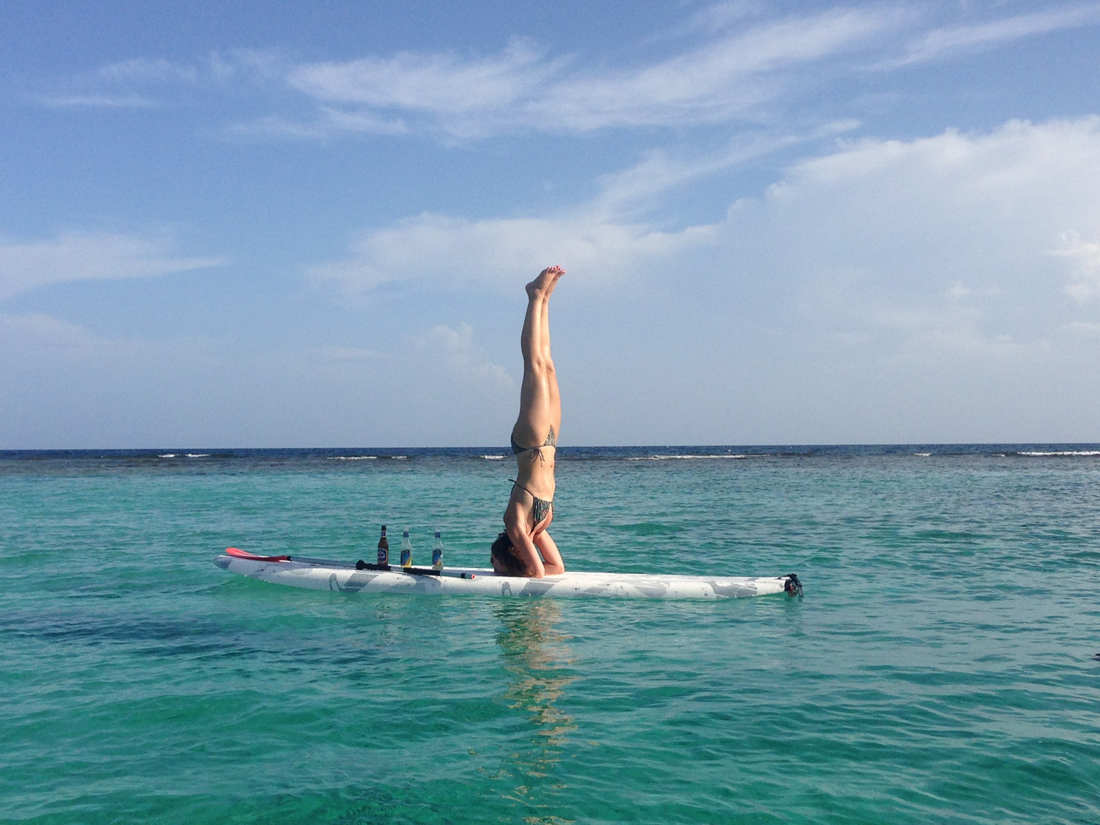 SUP Yoga- Supported Headstand