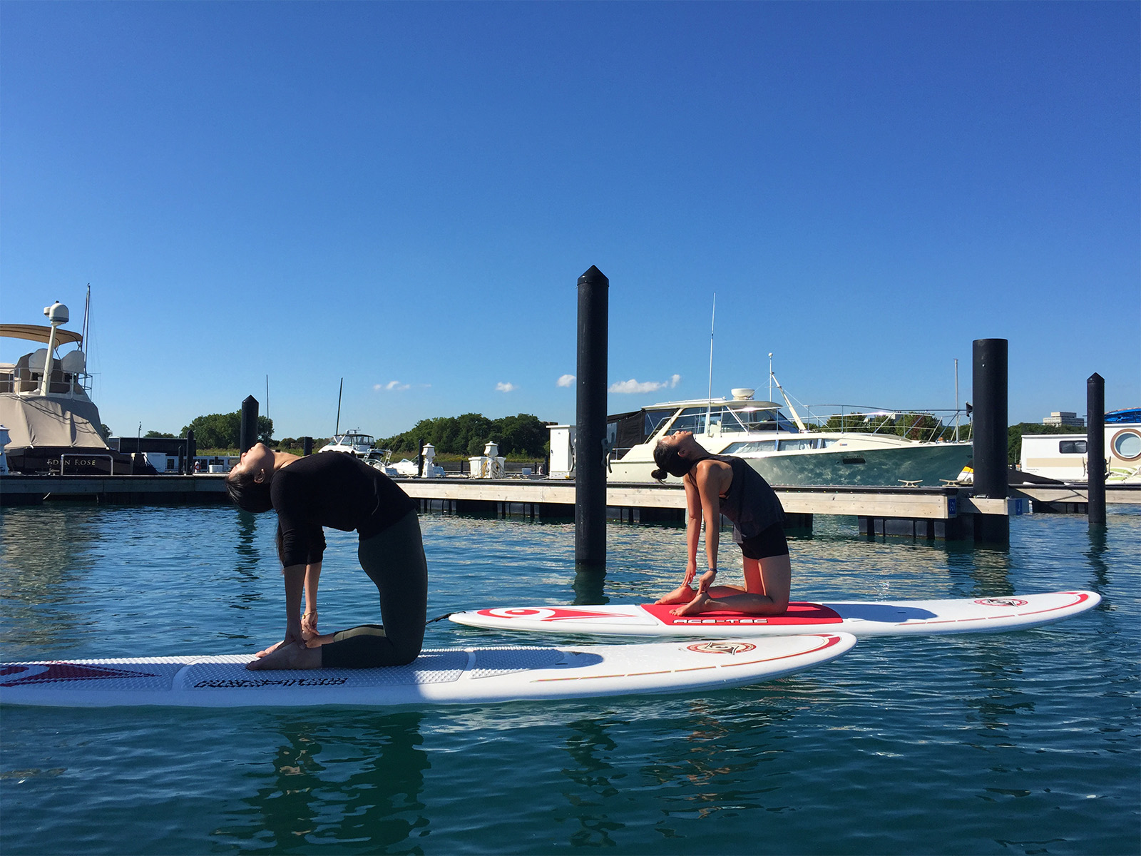 SUP Yoga at 31st St Harbor